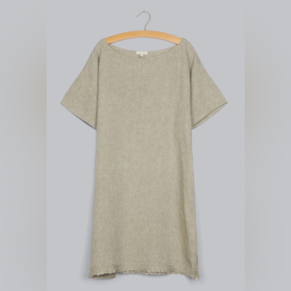 Eileen Fisher Linen Sparkle Shift Dress